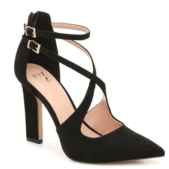 Mix No. 6 | Shoes | Mix No 6 Black Heels Size 7 Nib | Poshmark